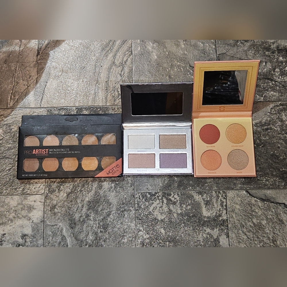 Palette Bundle- Highlighter & Bronzer BNIB